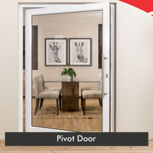 1190x2090 Clip44 Front Entrance Pivot Doors